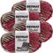 Multipack of 4 - Bernat Blanket Big Ball Yarn-Raspberry Trifle
